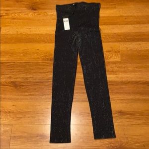 BCBG MaxazRia leggings Black Sparkle black XS/S